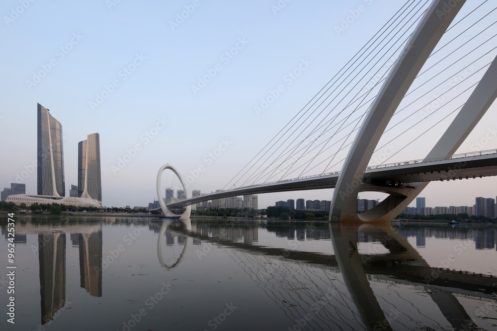 Obraz premium bridge in the city