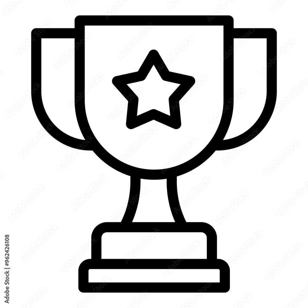 Achievement icon. Vector line icon Achievement icon. Vector line icon
