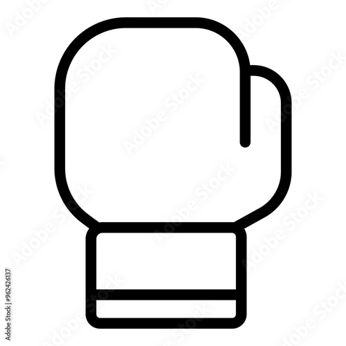 Boxing icon. Vector line icon