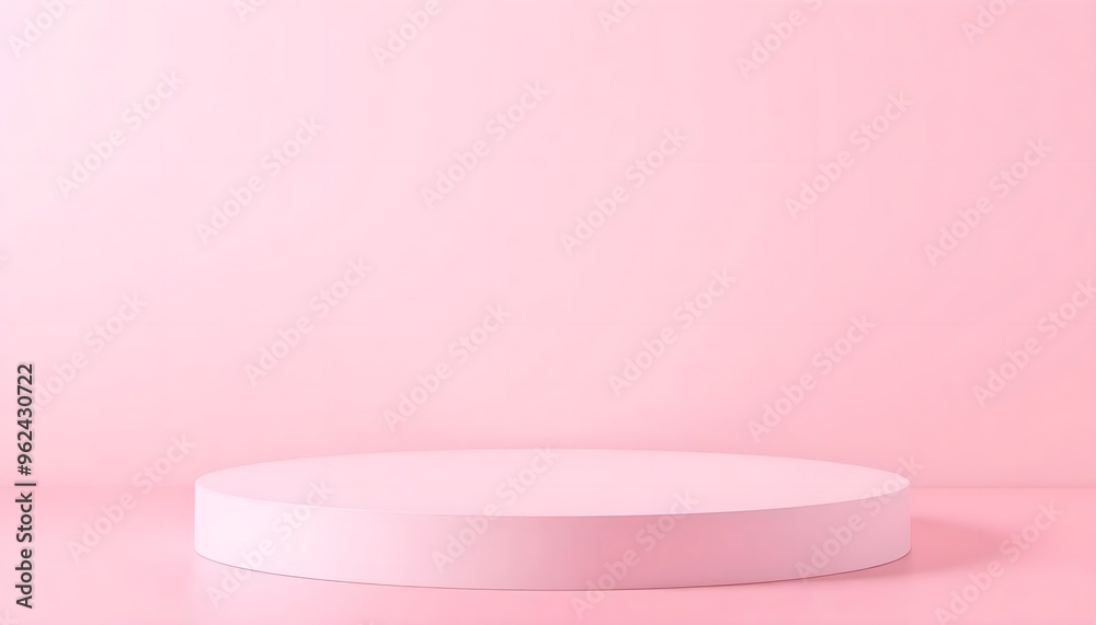 Pink and white podium pedestal with matte color background. Style-72 Pink and white podium pedestal with matte color background. Style-72