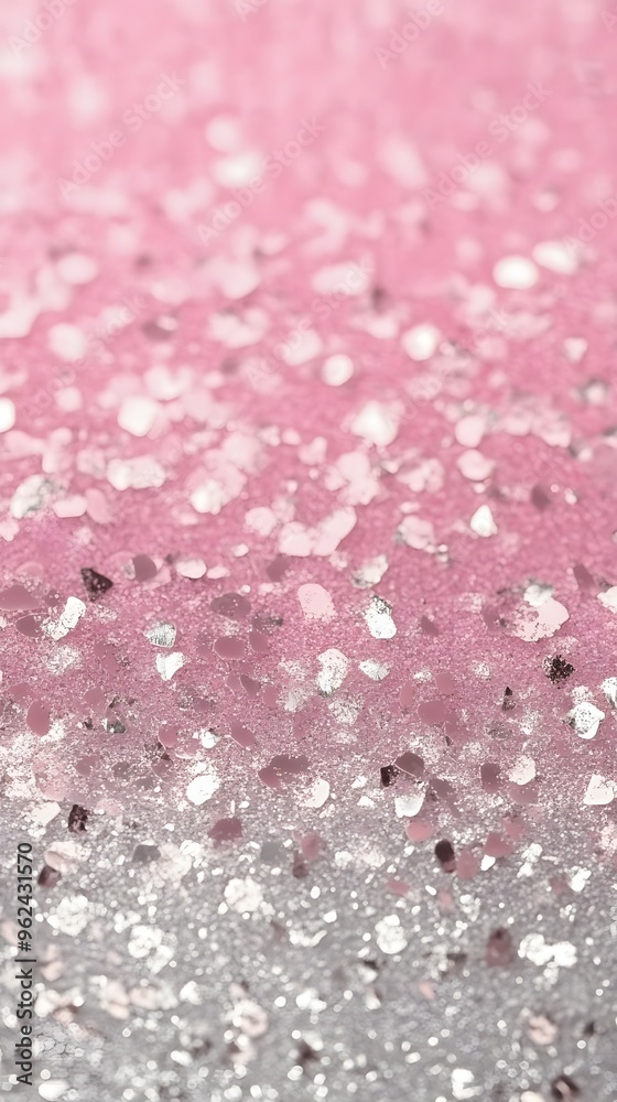 Gradient, Shapes, Waves, Silver and Pink, Abstract Image, Texture, Pattern Background, Wallpaper, Cover and Screen for Smartphone, PC, Laptop, 9:16 and 16:9 Format