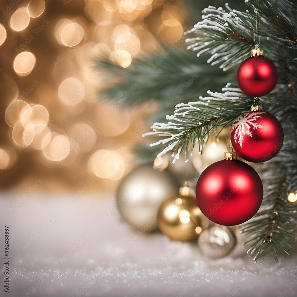 Fototapeta premium 크리스마스 오너먼트 christmas ornament