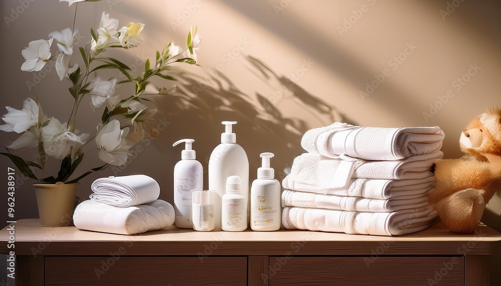 Beauty Products on table Beauty Products on table