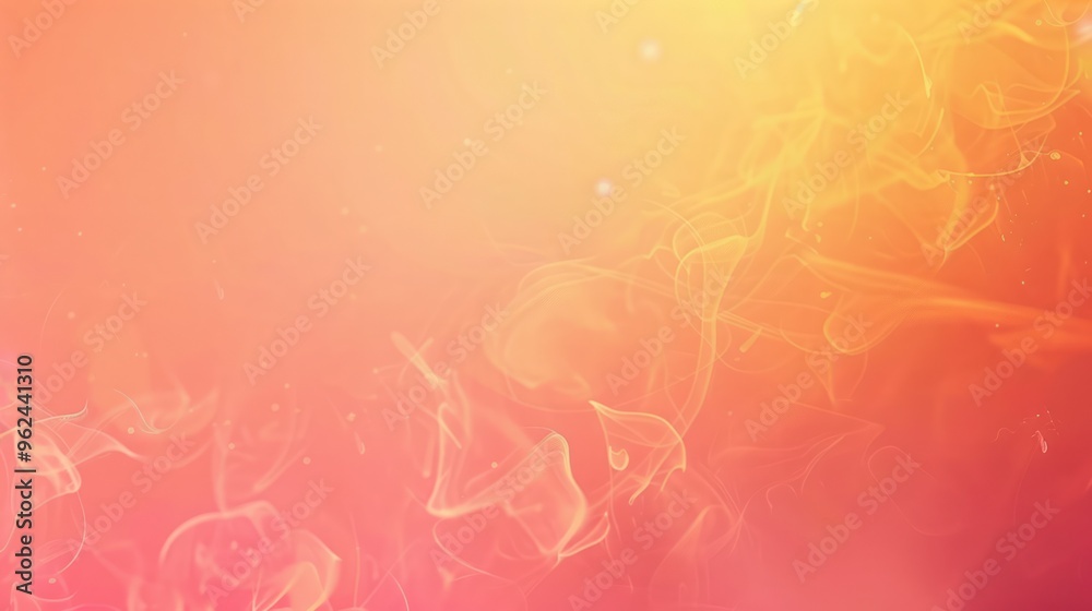 Abstract Orange and Yellow Smoke Background Abstract Orange and Yellow Smoke Background
