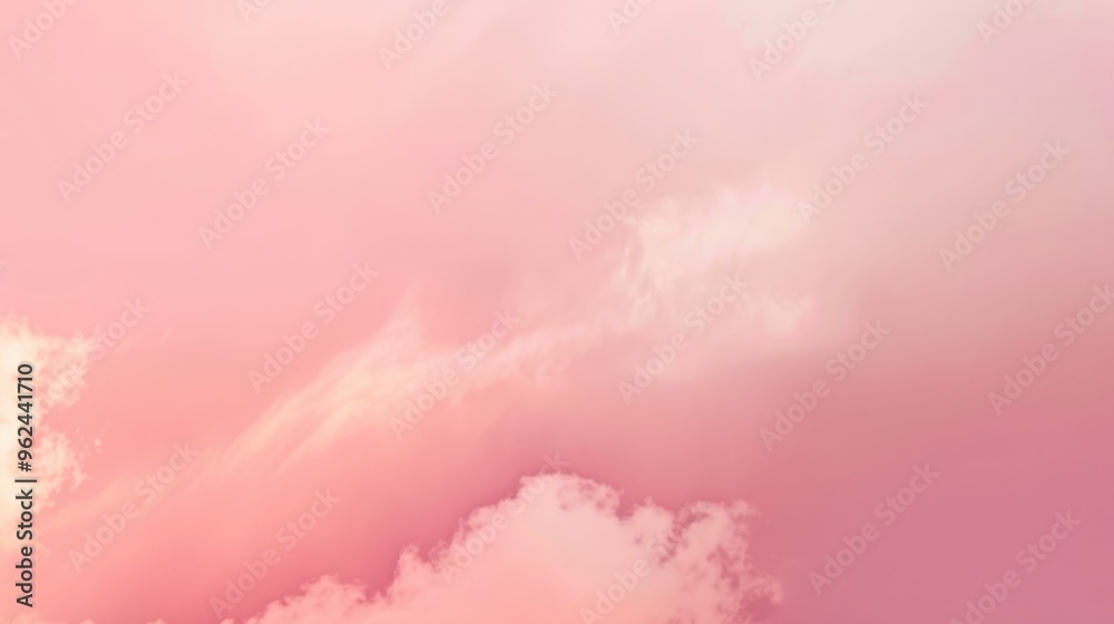 Pink Sky With Clouds Pink Sky With Clouds