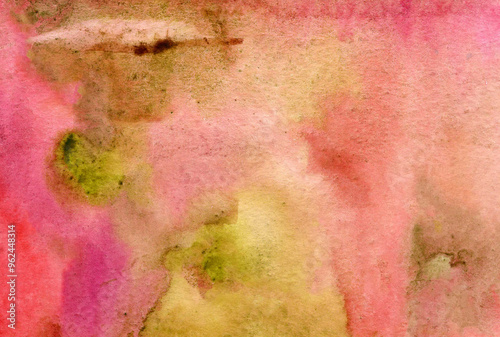 pink red-green watercolor paper background texture