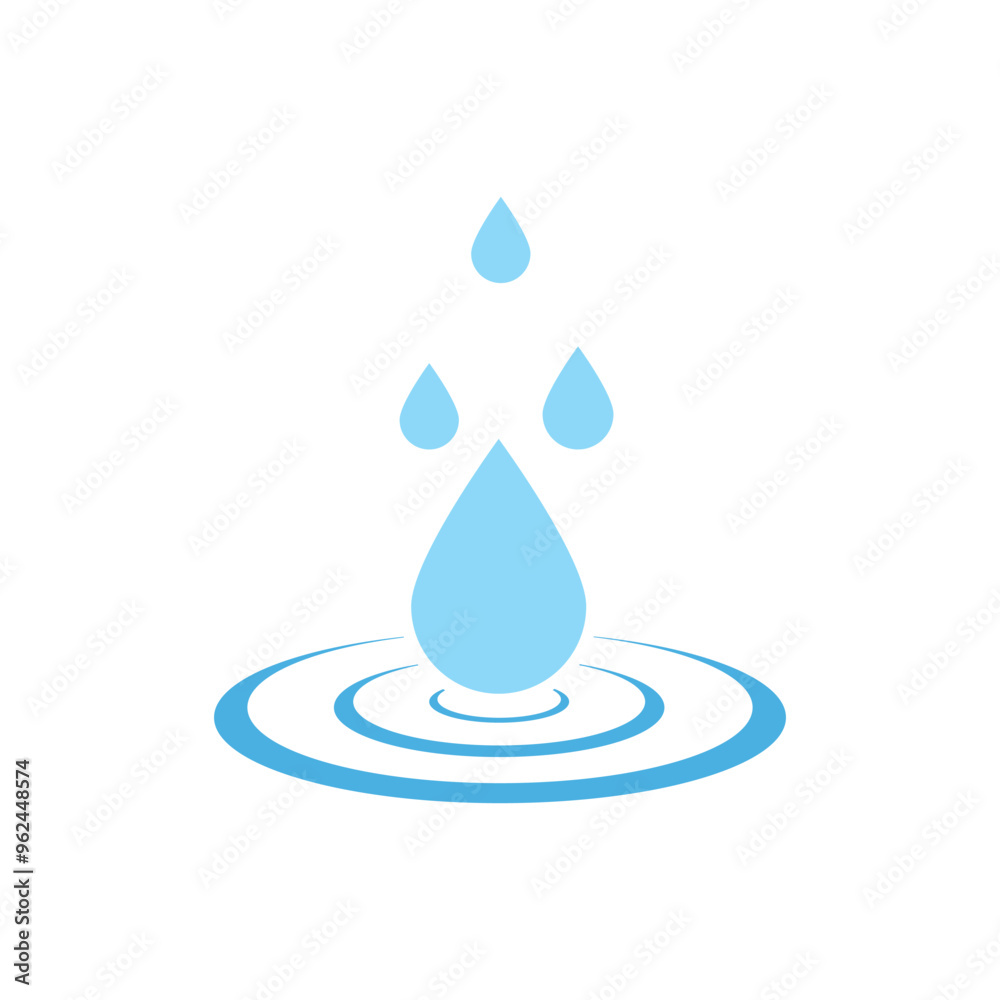 Water drop logo