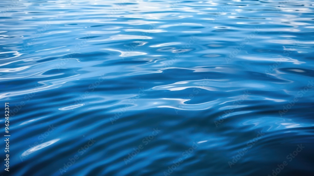 A serene view of rippling blue water reflecting light, evoking calmness and tranquility. A serene view of rippling blue water reflecting light, evoking calmness and tranquility.