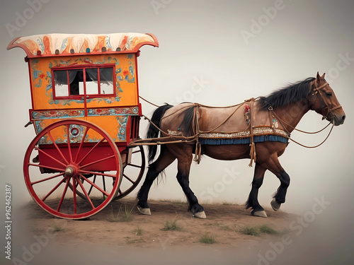Gypsy or Romani wagon- vardo