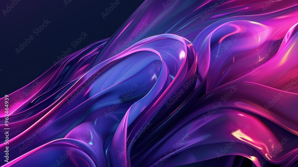A vibrant abstract design with flowing shapes in shades of purple and pink. A vibrant abstract design with flowing shapes in shades of purple and pink.