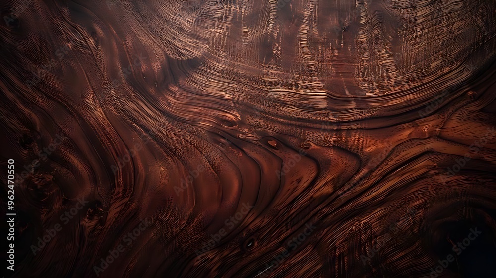Naklejka premium Dark Brown Textured Wooden Surface