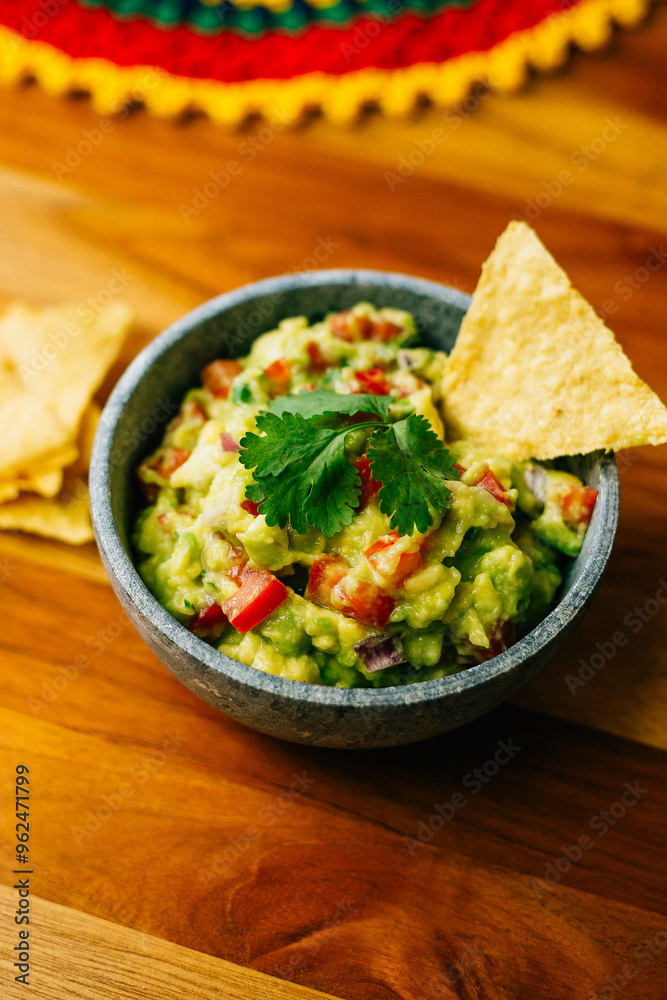 nachos with guacamole nachos with guacamole