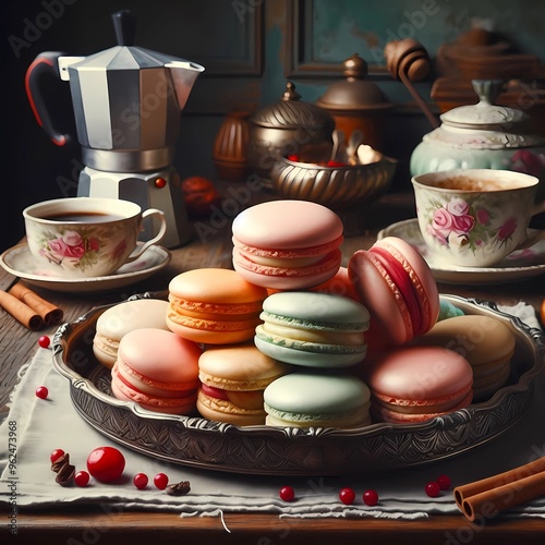 Macarons photo