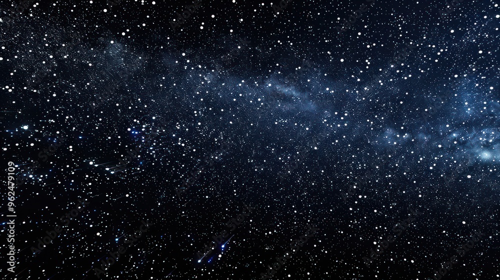 Fototapeta premium A Night Sky Filled with Stars and Shooting Stars