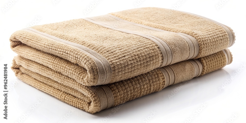 Luxurious bath towel with textured weave , spa, soft, absorbent, bathroom, cozy, hotel, fluffy, fabric, relaxation, hygiene