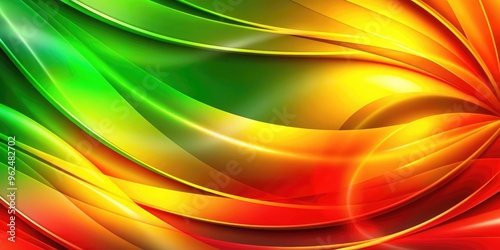 Wallpaper Mural Amazing abstract background with gradient red, green, orange, yellow, and gold , Vibrant, colorful, modern, design, backdrop Torontodigital.ca