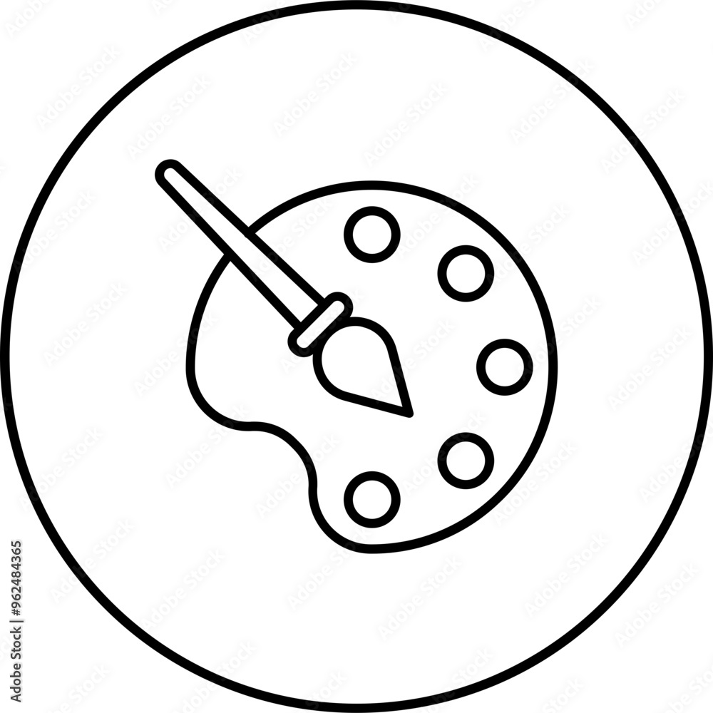 Color Palette Icon Color Palette Icon
