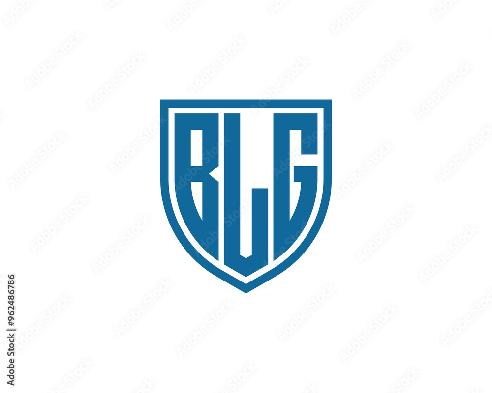 BLG Logo design vector template. BLG