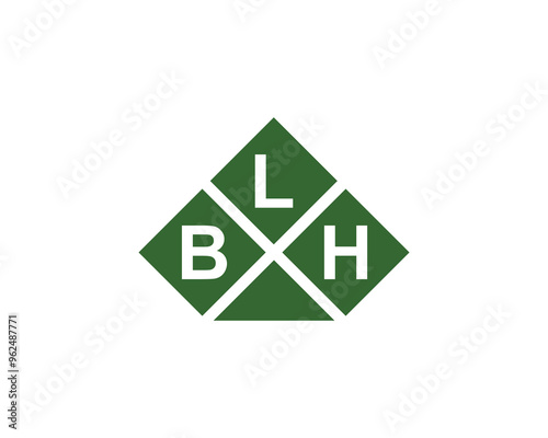 Free Download BLH logo design vector template. BLH - GFXLoad
