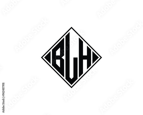 Free Download BLH logo design vector template. BLH - GFXLoad