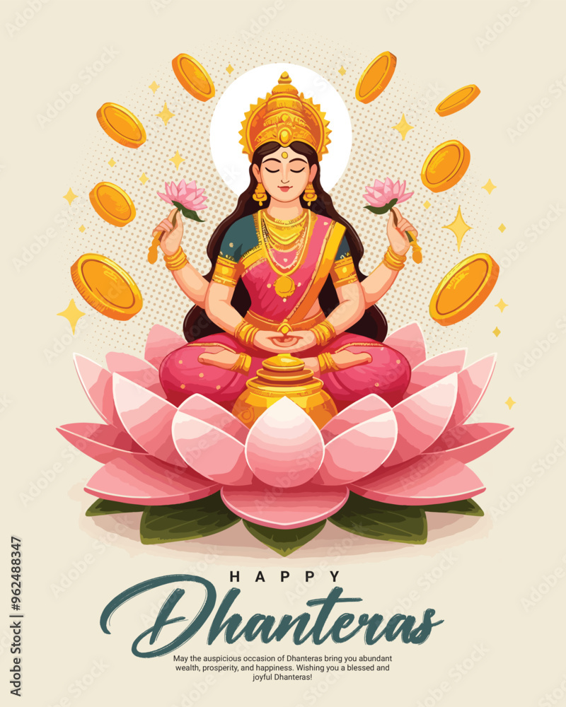 Happy dhanteras social media post template in the Hindi language Happy dhanteras social media post template in the Hindi language
