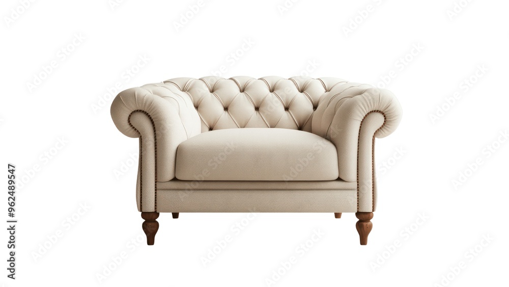 A white chair with a checkered pattern A white chair with a checkered pattern
