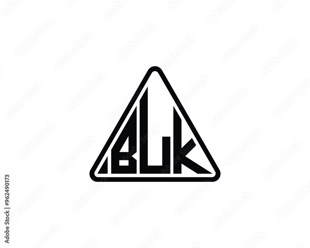 BLK logo design vector template. BLK BLK logo design vector template. BLK