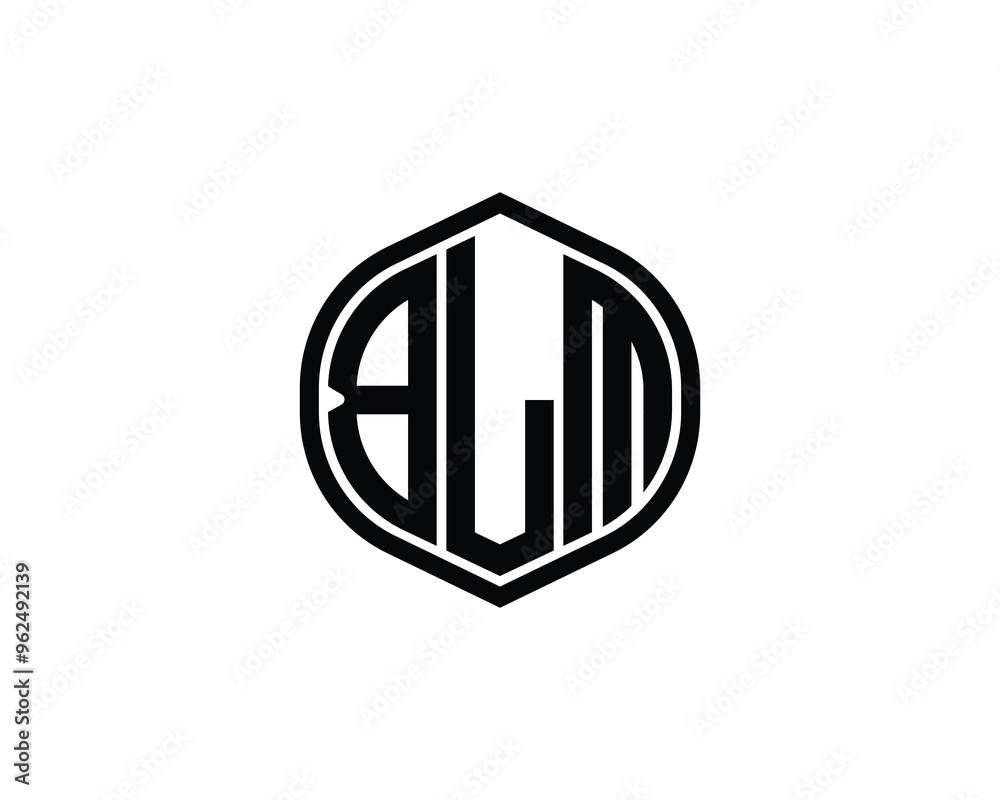 BLM Logo design vector template. BLM BLM Logo design vector template. BLM