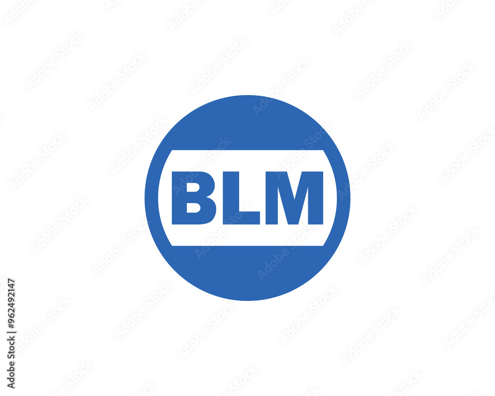BLM Logo design vector template. BLM BLM Logo design vector template. BLM