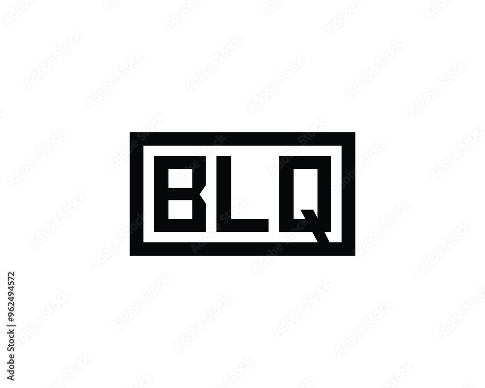 BLQ logo design vector template. BLQ BLQ logo design vector template. BLQ