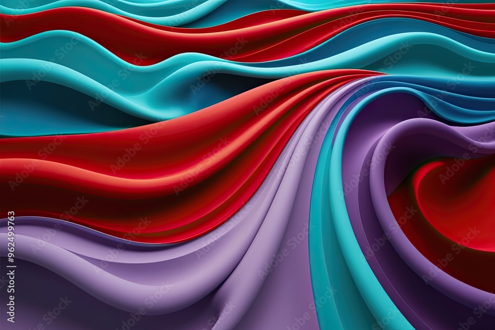 Dynamic Colorful Background with Flowing Red Teal and Lavender Waves Dynamic Colorful Background with Flowing Red Teal and Lavender Waves