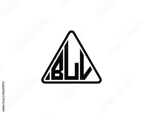 BLV Logo design vector template. BLV photo