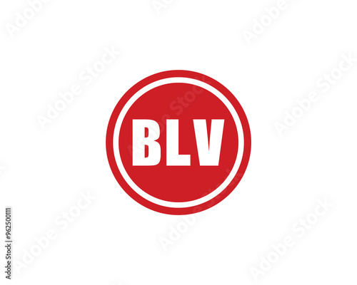 BLV Logo design vector template. BLV