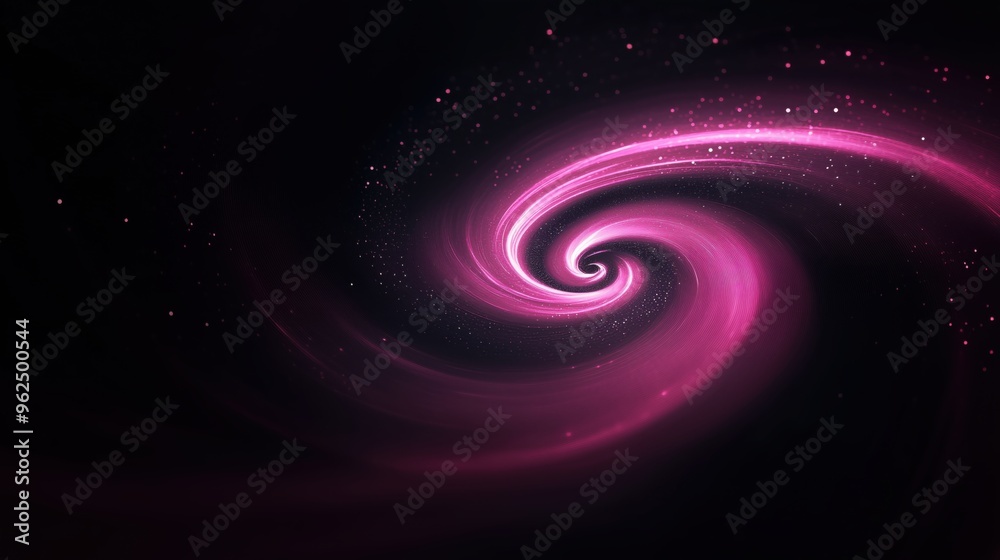 A spiral of pink and purple swirls in a black background. The swirls are very close together and the colors are very bright A spiral of pink and purple swirls in a black background. The swirls are very close together and the colors are very bright