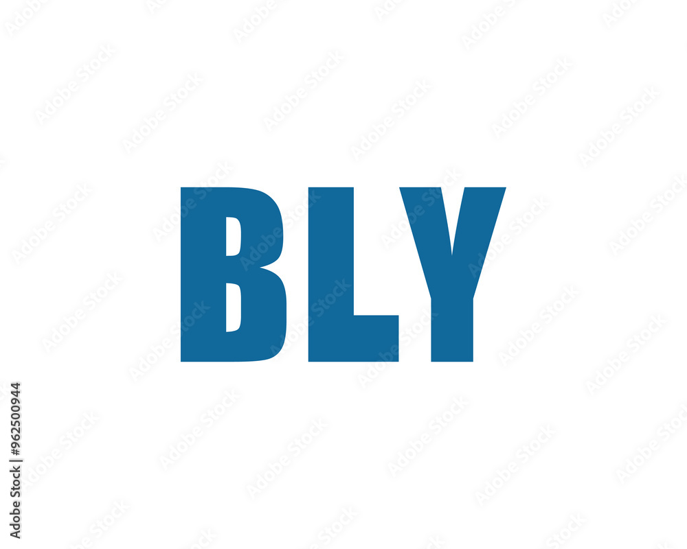 BLY Logo design vector template. BLY BLY Logo design vector template. BLY