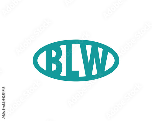 BLW logo design vector template. BLW