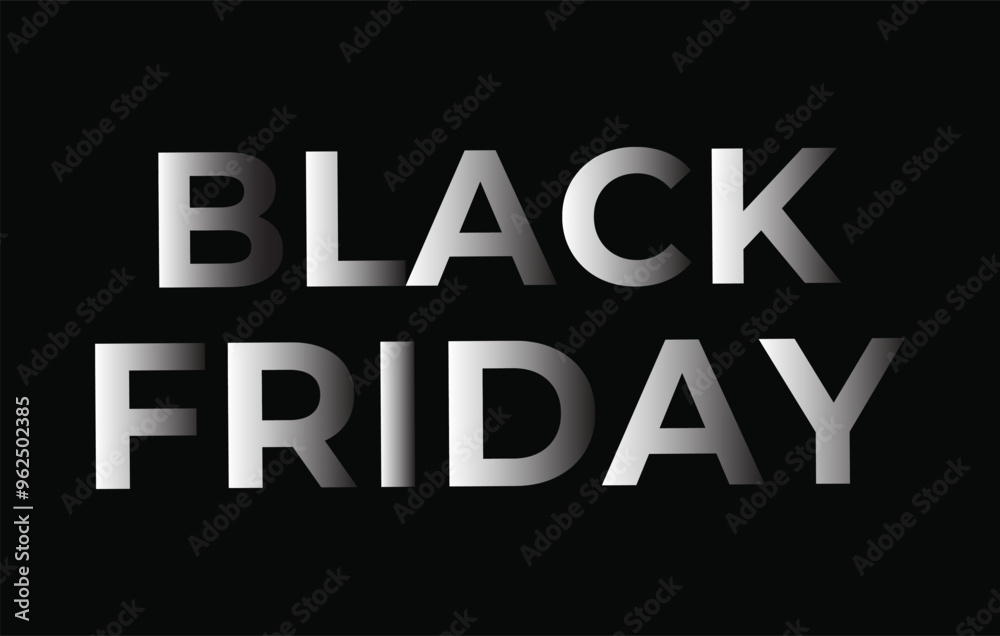 Black friday banner. Vector illustration. Black Friday sale