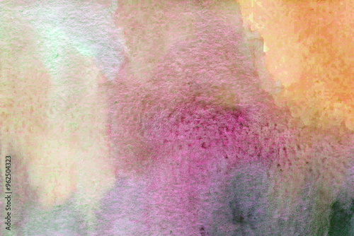 pink green gradient watercolor paper