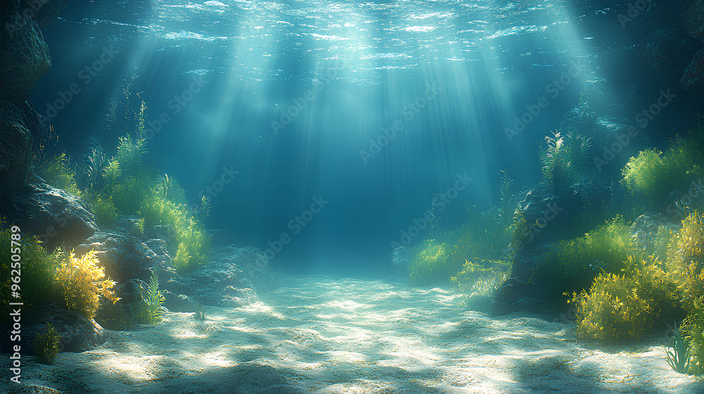 Fototapeta premium underwater view ,seaweed