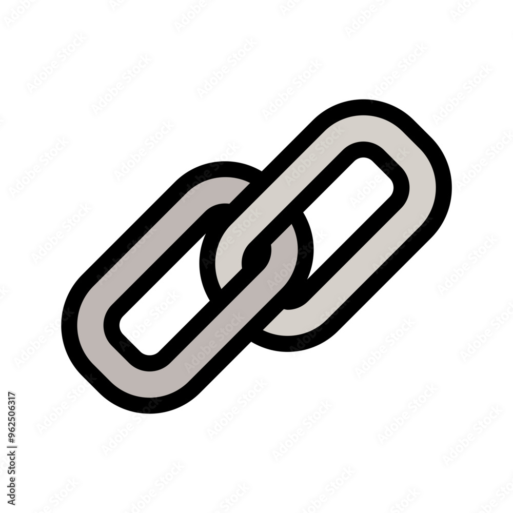 Link, Chain, Web, Device and App Flat Line Icon Set Link, Chain, Web, Device and App Flat Line Icon Set