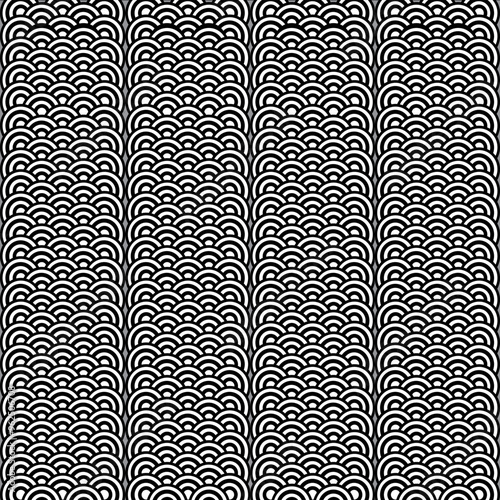 black and white seamless pattern