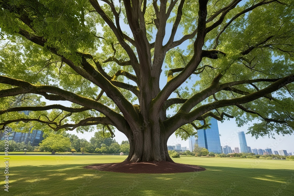 Cheerful Environment with Spacious Towering Tree Supporting Eco-Friendly Earth Day Cheerful Environment with Spacious Towering Tree Supporting Eco-Friendly Earth Day