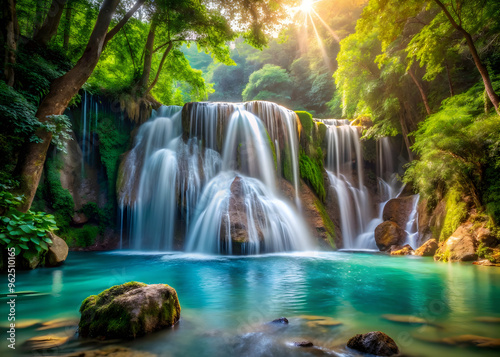 waterfall in the forest