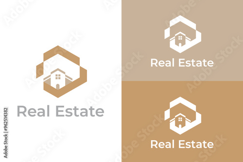 letter d real estate logo, agency real estate logo, house icon, apartment logo template, mortgage, architecture logo, realtor