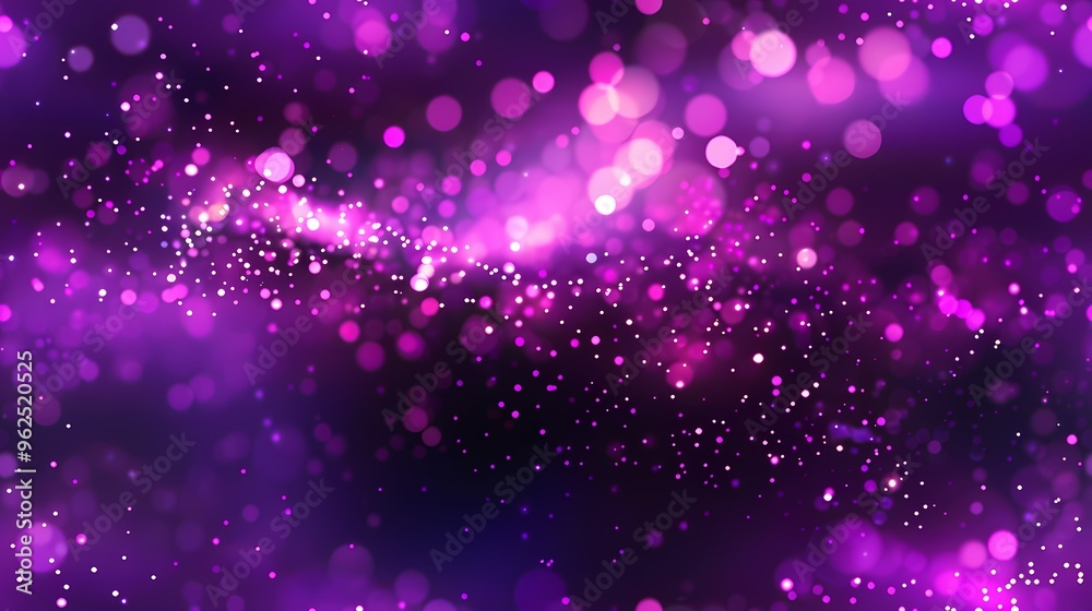 Obraz premium Abstract Purple Bokeh Background
