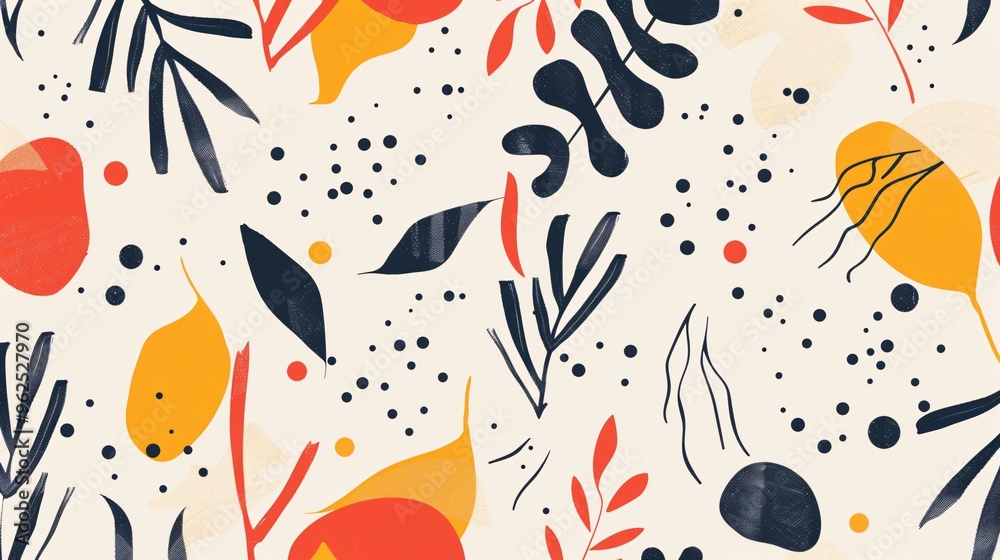 111. Elegant seamless pattern featuring minimalistic organic shapes in a simple and abstract style, perfect for modern textile designs, decor, and branding 111. Elegant seamless pattern featuring minimalistic organic shapes in a simple and abstract style, perfect for modern textile designs, decor, and branding
