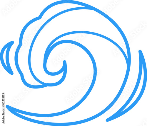 Wave Simple Line Icon