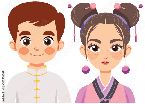 Traditional Chinese Attire Avatars