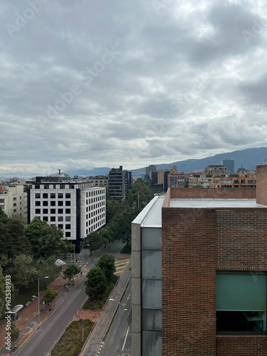 clouds over the city