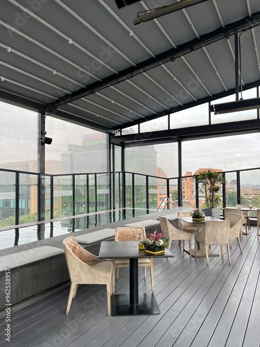 modern dining room